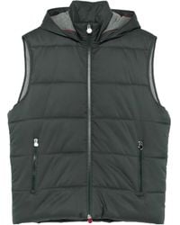 Kiton - Hooded Gilet - Lyst