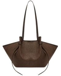 Yuzefi - Mochi Woven Raffia Tote Bag - Lyst
