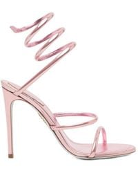 Rene Caovilla - Round-Toe High-Heeled Sandals - Lyst