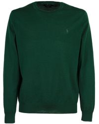 Ralph Lauren - Embroidered-Logo Wool Jumper - Lyst