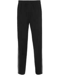 Prada - Stripe-Detailed Straight Leg Track Pants - Lyst