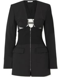 Nensi Dojaka - Cut-Out Bra Detail Blazer - Lyst