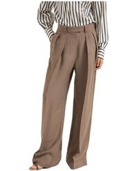 Brunello Cucinelli - Sartorial Pleat-Detailed Trousers - Lyst