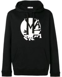Valentino - Logo Printed Hooded Sweater - Lyst