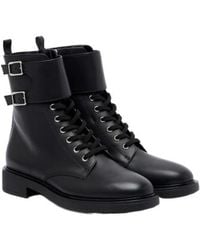 Gianvito Rossi - Leather Combat Boots - Lyst
