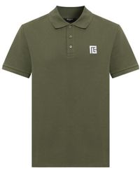 Balmain - Short-Sleeved Polo Shirt - Lyst