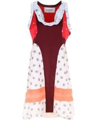 Valentino - Color-Blocking Sleeveless Dress - Lyst