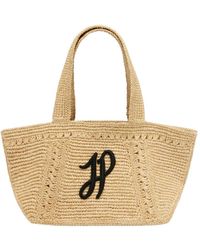 Patou - Small Jp Monogram Trapeze-Design Tote Bag - Lyst