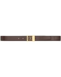Saint Laurent - Logo Buckle Belt - Lyst