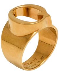 Chloé - Minimalist Metal Ring - Lyst