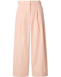 Proenza Schouler - Kyle Pleated Wide-Leg Casual Pants - Lyst