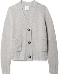 Allude - Long-Sleeved Knitted Cardigan - Lyst