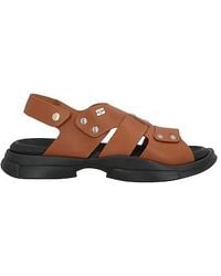 Ganni - Simple One-Strap Sandals - Lyst