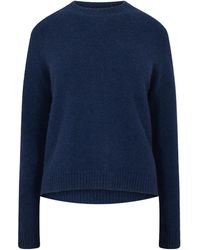 BOSS - Relaxed Crewneck Raglansleeve Knit Top - Lyst