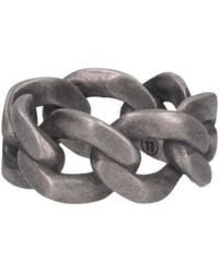 Maison Margiela - Logo Engraved Ring - Lyst