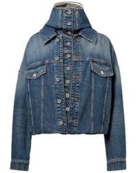 Jean Paul Gaultier - Button-Down Denim Jacket - Lyst