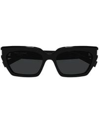 Saint Laurent - Eyewear Irregular Frame Sunglasses - Lyst
