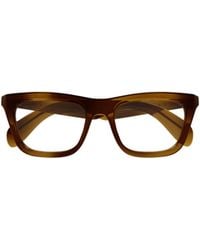 Gucci - Eyewear Rectangle Frame Glasses - Lyst