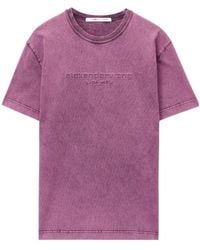 Alexander Wang - Crewneck Short-Sleeved T-Shirt - Lyst