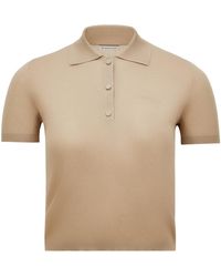 Moncler - Logo Embroidered Polo Shirt - Lyst