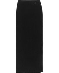 Courreges - Courrèges Tube Ribbed Long Skirt - Lyst