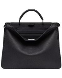Fendi - Selleria Bag With 713 Hand-Sewn Topstitches - Lyst