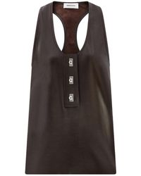 Ferragamo - Nappa Racer Back Vest - Lyst