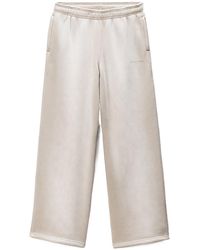 Alexander Wang - Mid-Rise Wide Leg Sweatpants - Lyst