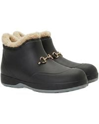 Gucci - Horsebit Ankle Boots - Lyst