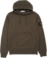 Stone Island - Long-Sleeve Hooded Sweatshirt - Lyst