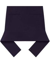 Courreges - Courrèges Reversed Belt Mini Skirt - Lyst