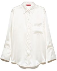 MAX&Co. - Silk-Satin Shirt - Lyst