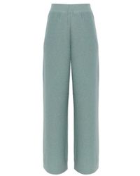 Fabiana Filippi - Shimmer Knitted Trousers - Lyst