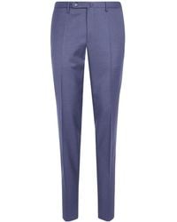 Incotex - Pressed-Crease Wool Tailored Trousers - Lyst