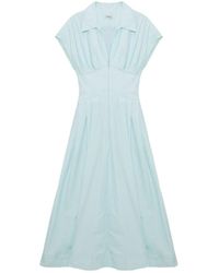 Jonathan Simkhai - Farlow Pleated Midi Dress - Lyst
