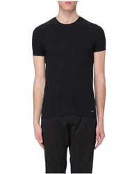ZEGNA - Logo Patch Crewneck T-Shirt - Lyst