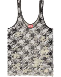 DIESEL - M-Signe Distressed Dress - Lyst