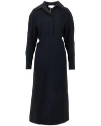 Victoria Beckham - Long-Sleeved Shirt Dress - Lyst