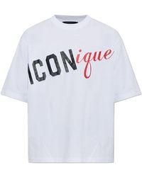 DSquared² - Iconique Logo T-Shirt - Lyst