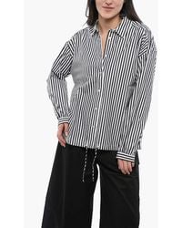 Woolrich - Awning-Striped Shirt With Drawstring Hem - Lyst