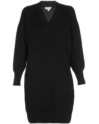 KENZO - Long-Sleeved Knitted Dress - Lyst