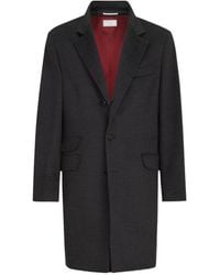 Brunello Cucinelli - Single Breasted Long Sleeved Coat - Lyst