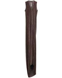 Rick Owens - Maxi Velvet Dress - Lyst