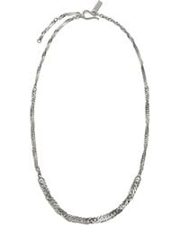 Lemaire - Twisted Chain Necklace - Lyst