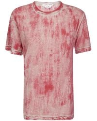 Comme des Garçons - Distressed-Effect Linen T-Shirt - Lyst