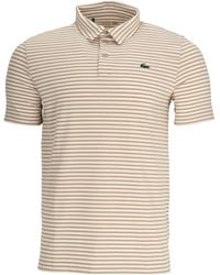 Lacoste - Crocodile Logo Collared Polo Shirt - Lyst
