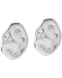 FEDERICA TOSI - Circular Metallic Earrings - Lyst