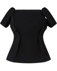 KHAITE - Crepe Blouse - Lyst
