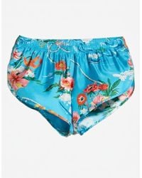 Gucci - Graphic Printed Twill Shorts - Lyst