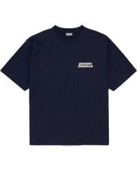 Balenciaga - Tape-Logo Medium-Fit T-Shirt - Lyst